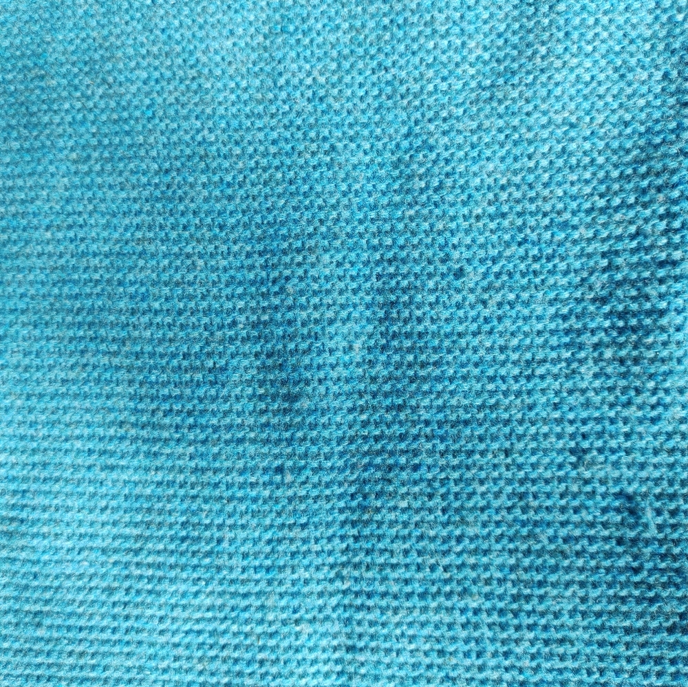 J.Jill sweater Extra Large XL wool blend Blue knit chunky pull over long sleeve - Picture 9 of 11